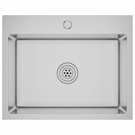 Handgemachte Einbauspüle Edelstahl