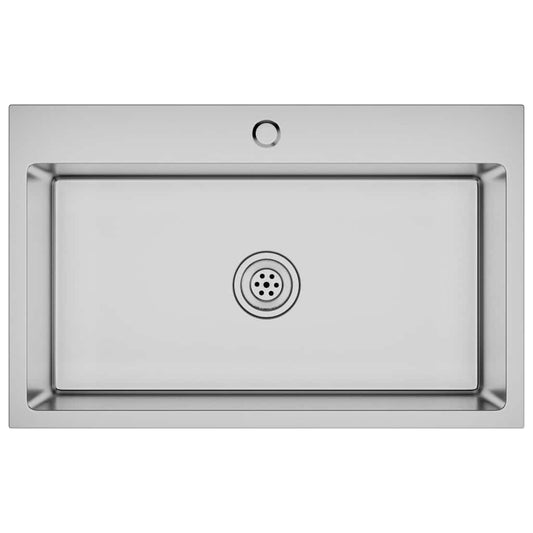 Handgemachte Einbauspüle Edelstahl