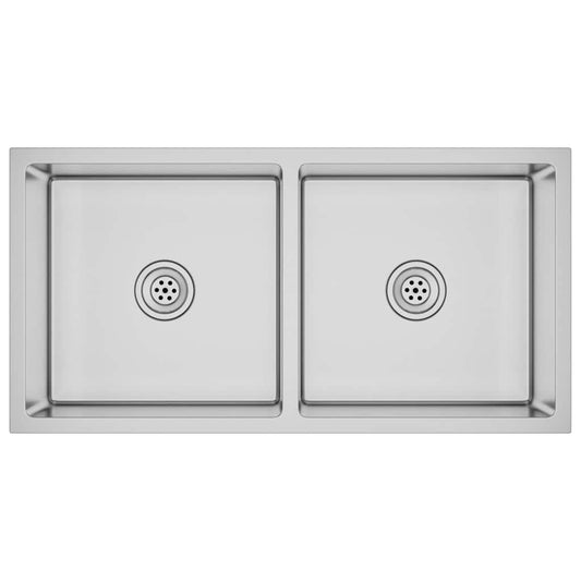 Handgemachte Einbauspüle Edelstahl