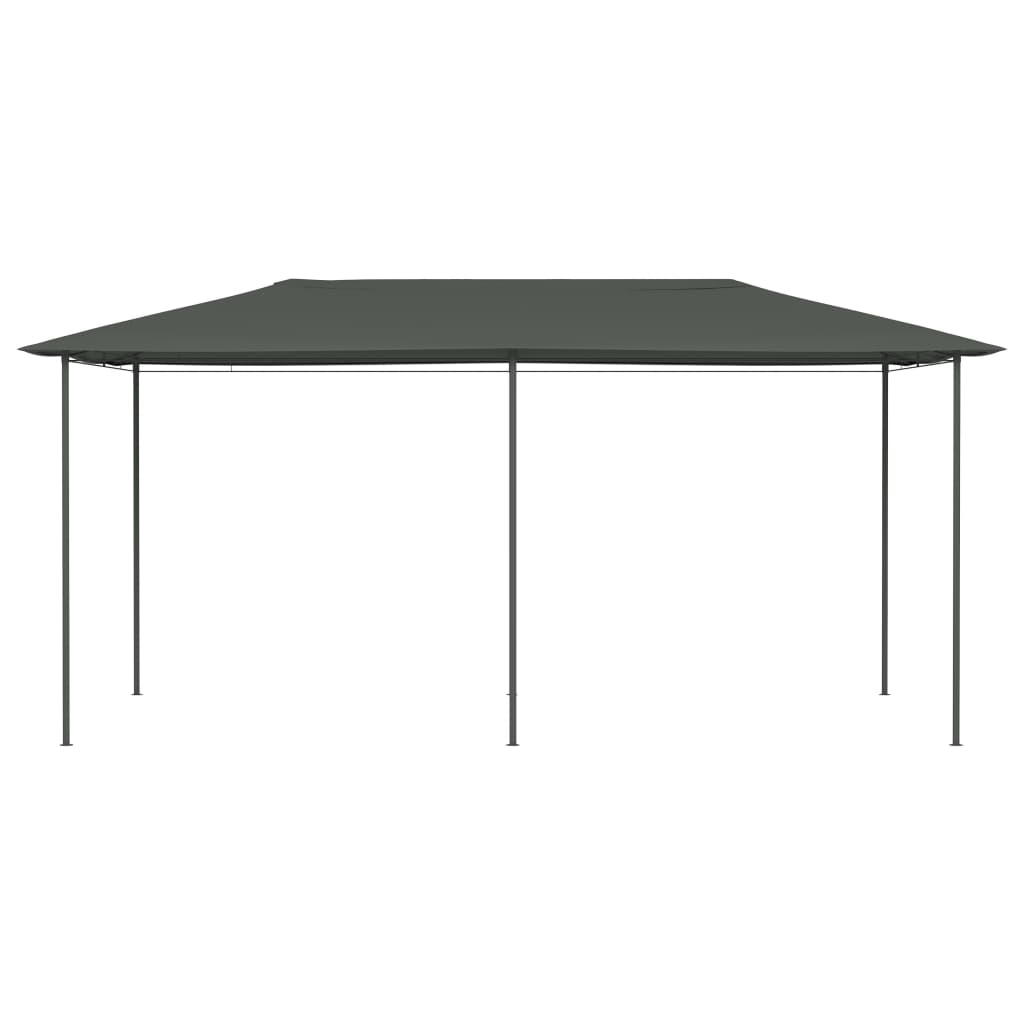 Pavillon 2,98x5,3x2,59 m Grau 160 g/m²