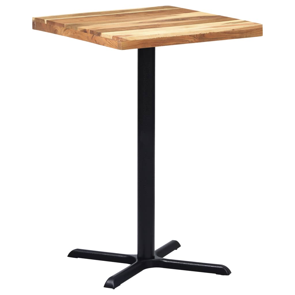 Bistrotisch-Gestell Schwarz 76x76x107 cm Gusseisen