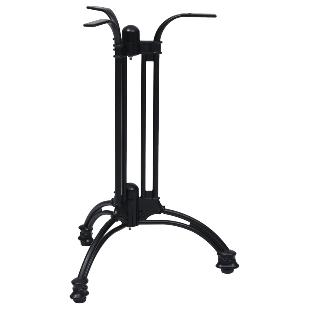 Bistrotisch-Gestell Schwarz Ø60x72 cm Aluminiumguss