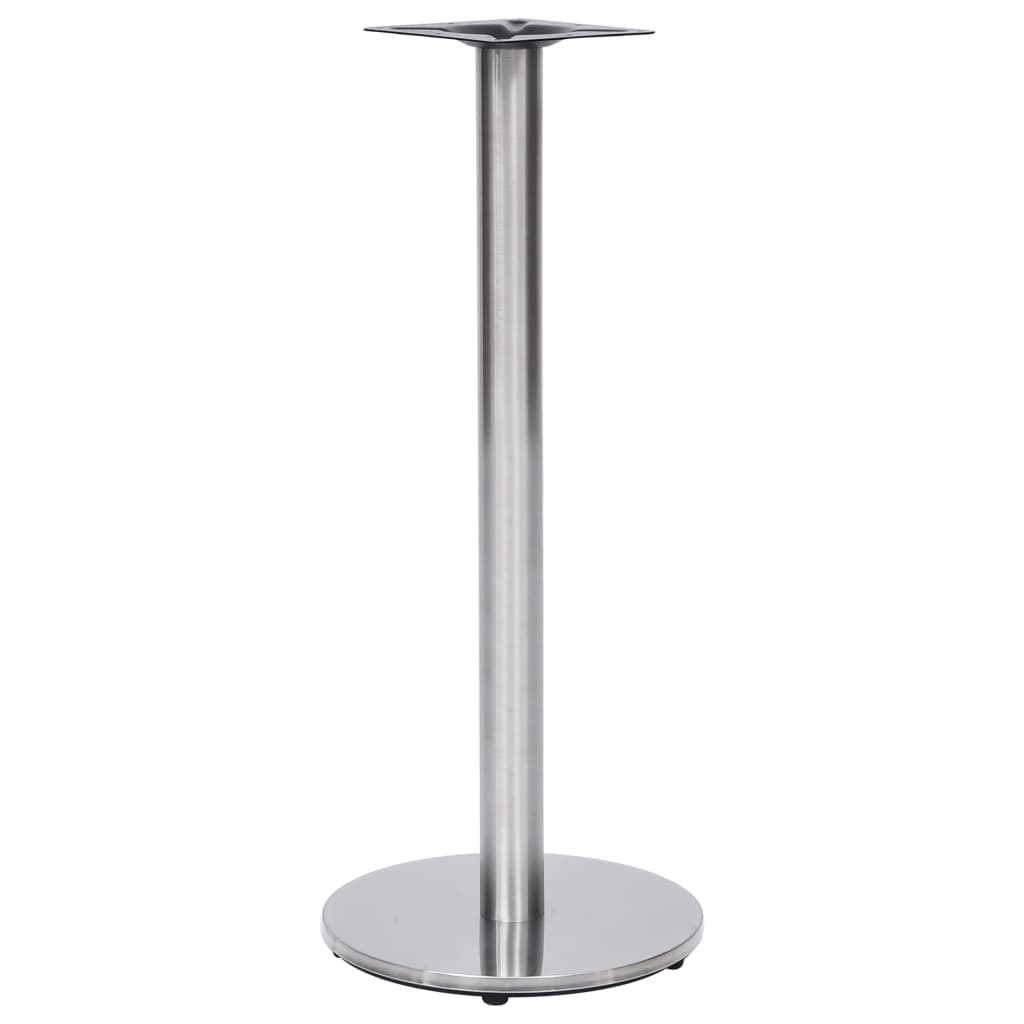 Bistrotisch-Gestell Silbern Ø45x107 cm Edelstahl