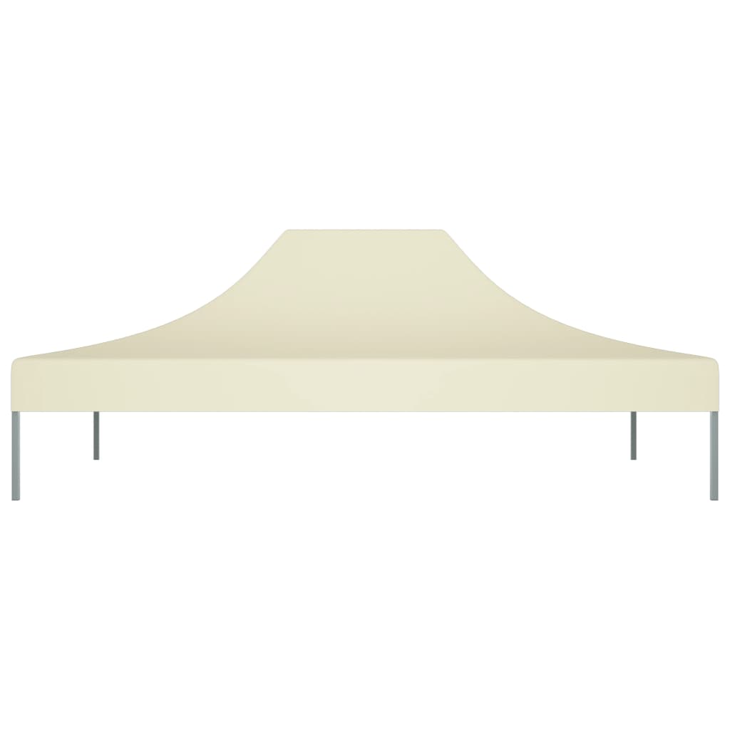 Partyzelt-Dach 4x3 m Creme 270 g/m²