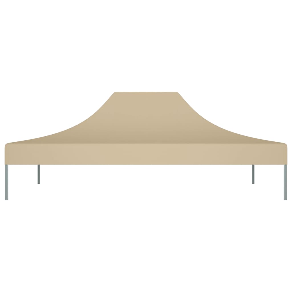 Partyzelt-Dach 4x3 m Beige 270 g/m²