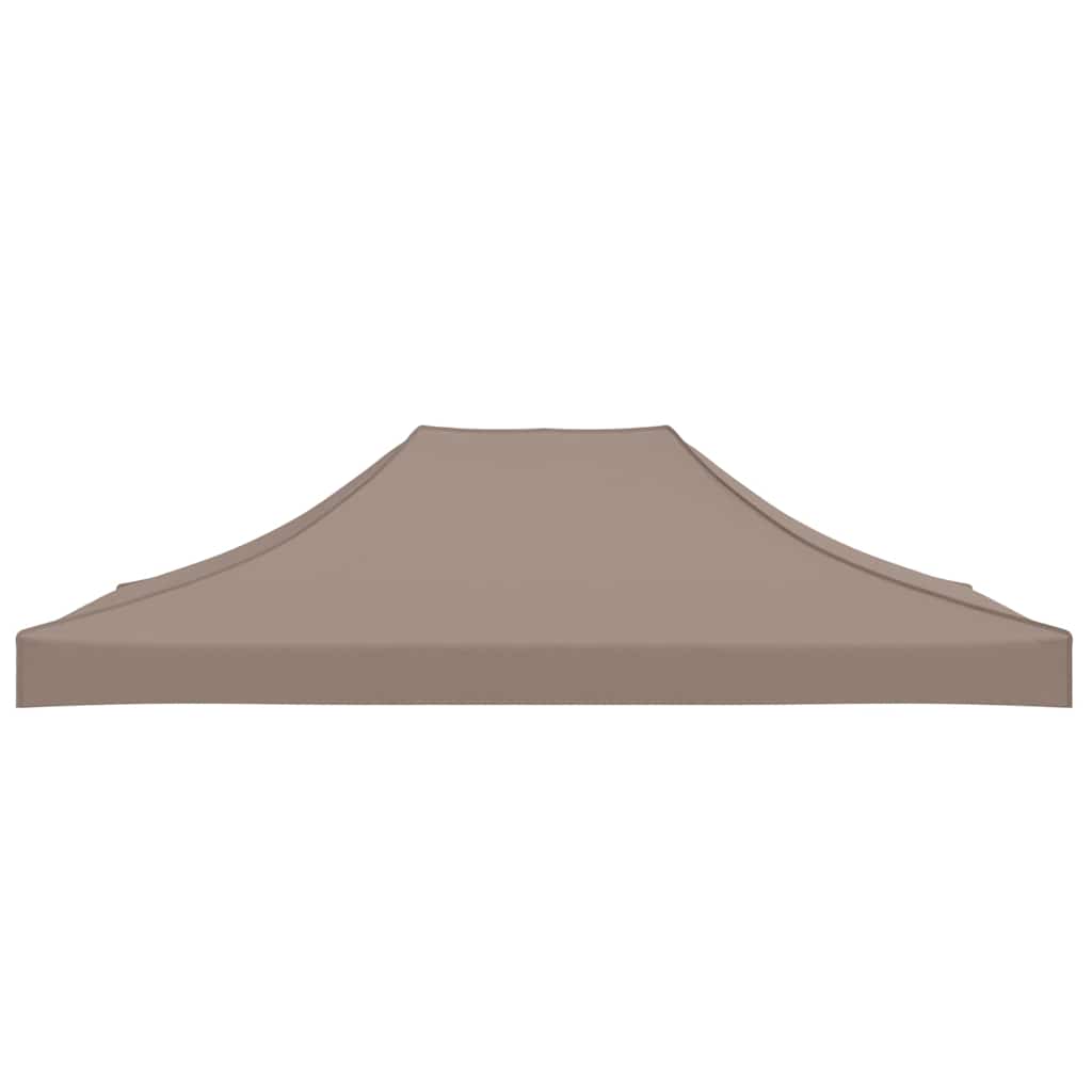 Partyzelt-Dach 4x3 m Taupe 270 g/m²