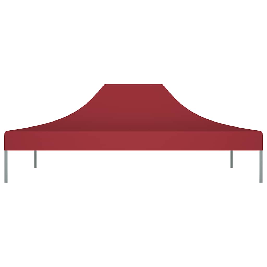 Partyzelt-Dach 4x3 m Burgunderrot 270 g/m²