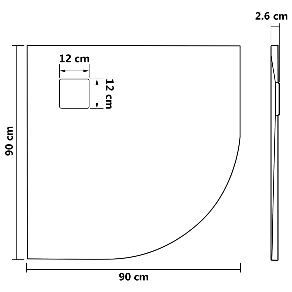 Brusebakke SMC Brun 90x90 cm