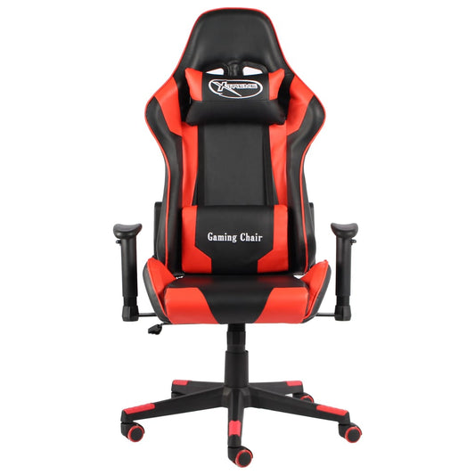 Gaming Stol Drejelig Rød PVC