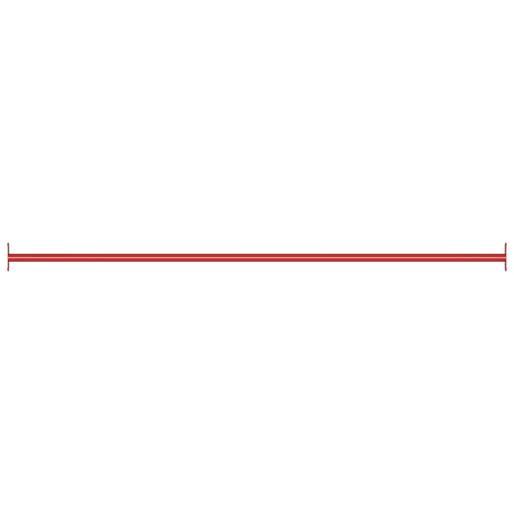 Turnstange 125 cm Stahl Rot