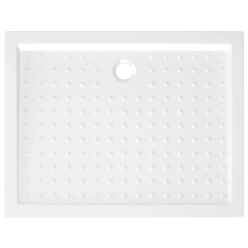 Duschwanne Anti-Rutsch Weiß 90x70x4 cm ABS
