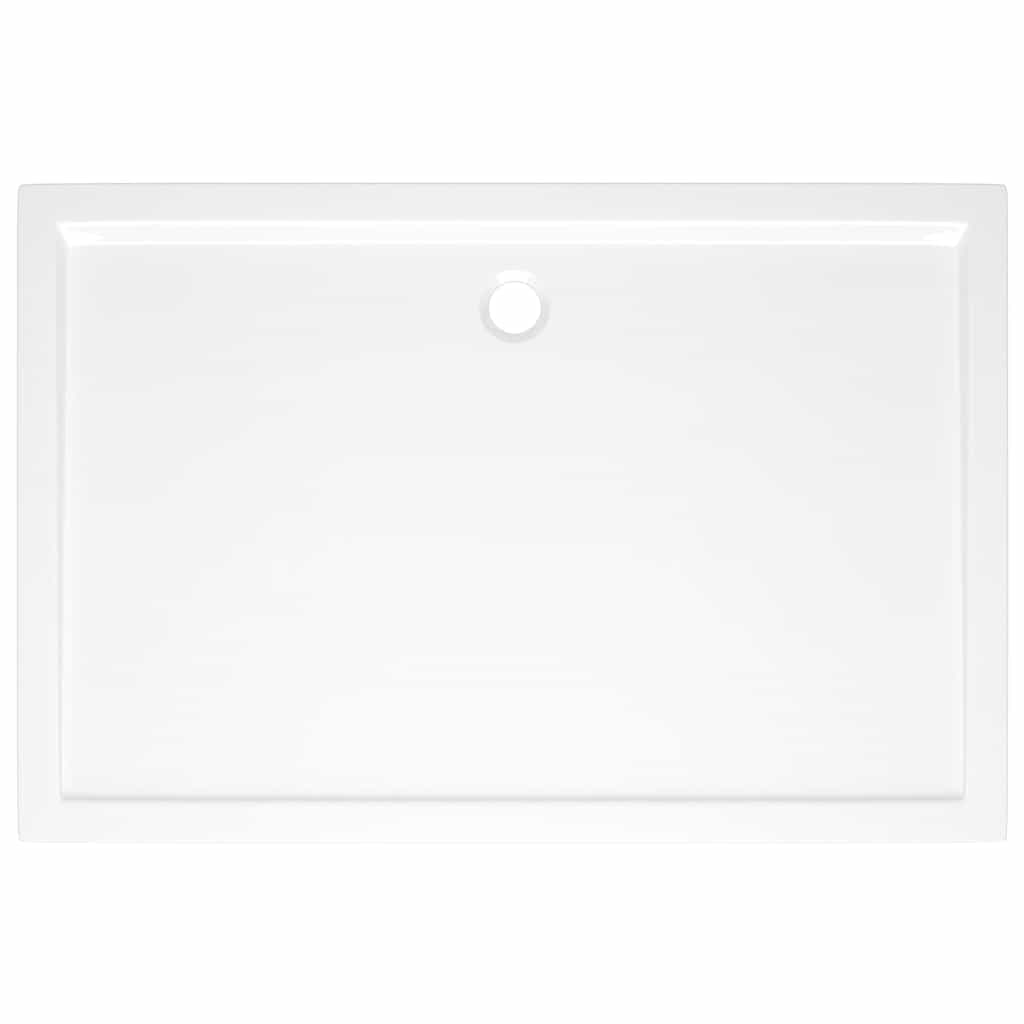 Duschtasse ABS Rechteckig Weiß 80x120 cm