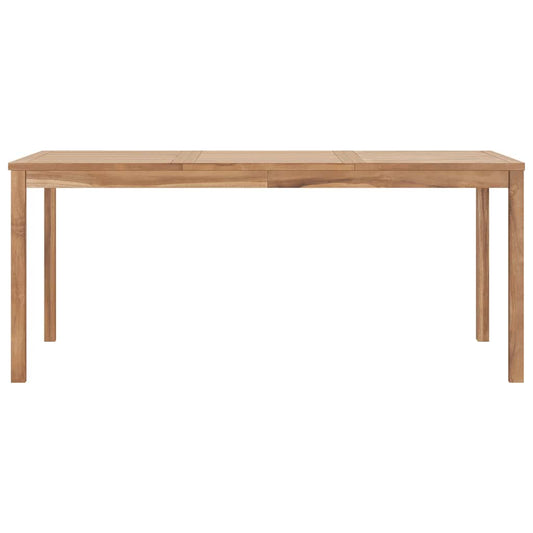Garten-Esstisch 180x90x77 cm Massivholz Teak