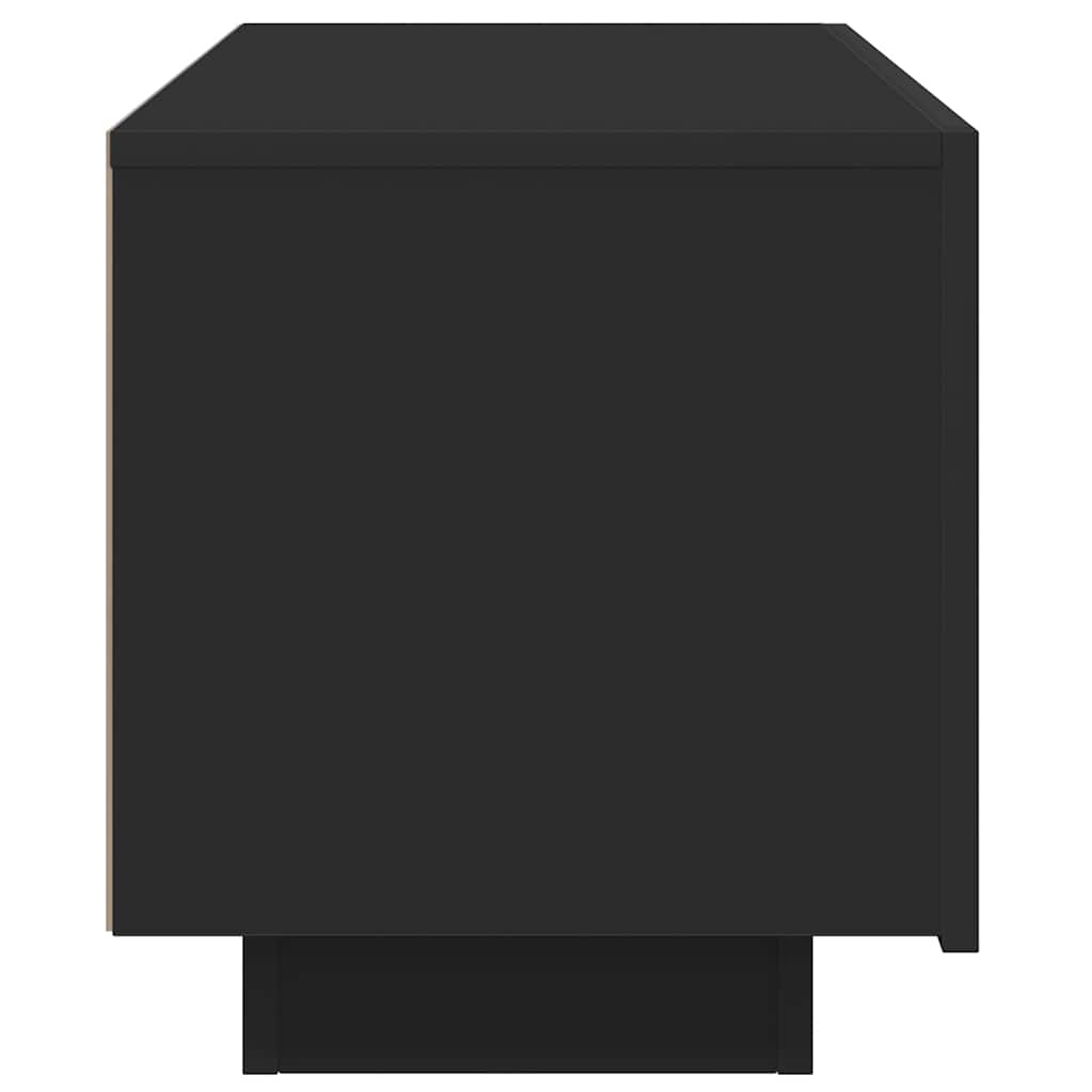TV-skab Sort 100x35x40 cm Træ Materiale