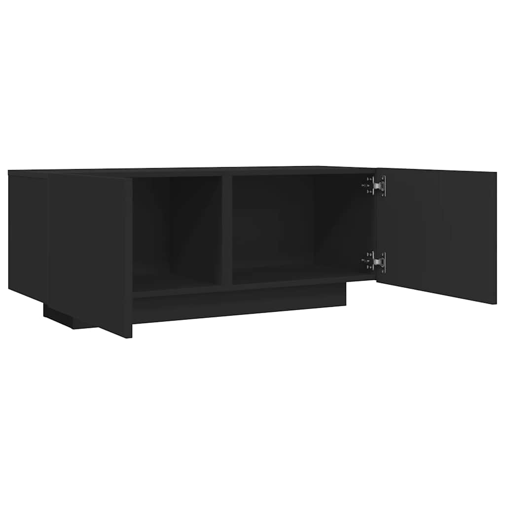 TV-skab Sort 100x35x40 cm Træ Materiale