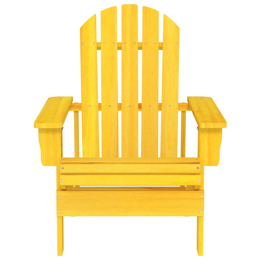 Adirondack-Gartenstuhl Massivholz Tanne Gelb