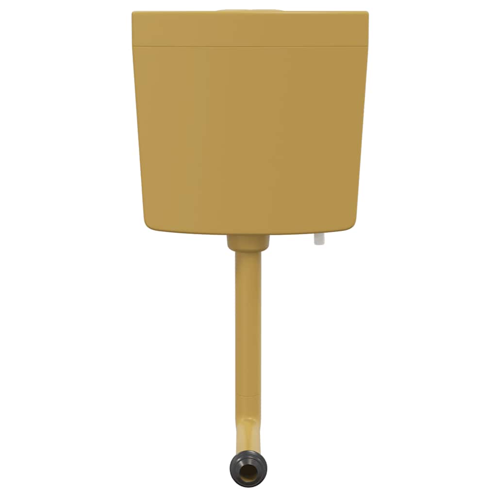 Spülkasten Wasserzulauf Unten 3/6 L Curryfarben