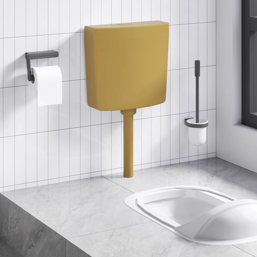 Spülkasten Wasserzulauf Unten 3/6 L Curryfarben
