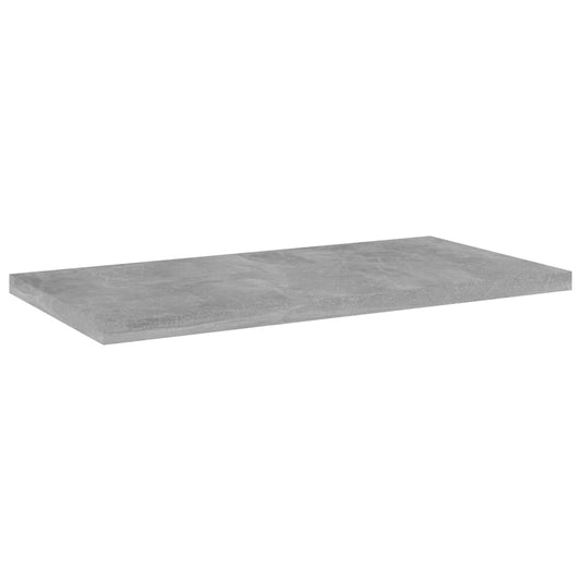 Bücherregal-Bretter 4 Stk. Betongrau 40x20x1,5 cm Holzwerkstoff