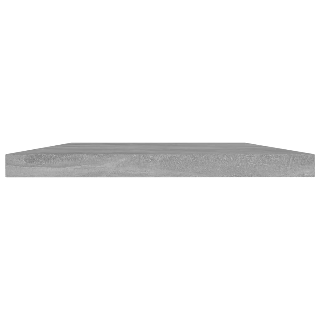 Bücherregal-Bretter 4 Stk. Betongrau 40x20x1,5 cm Holzwerkstoff