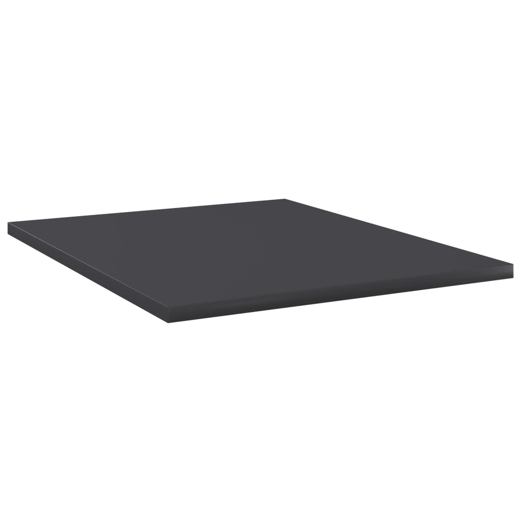 Bücherregal-Bretter 8 Stk. Grau 40x50x1,5 cm Holzwerkstoff