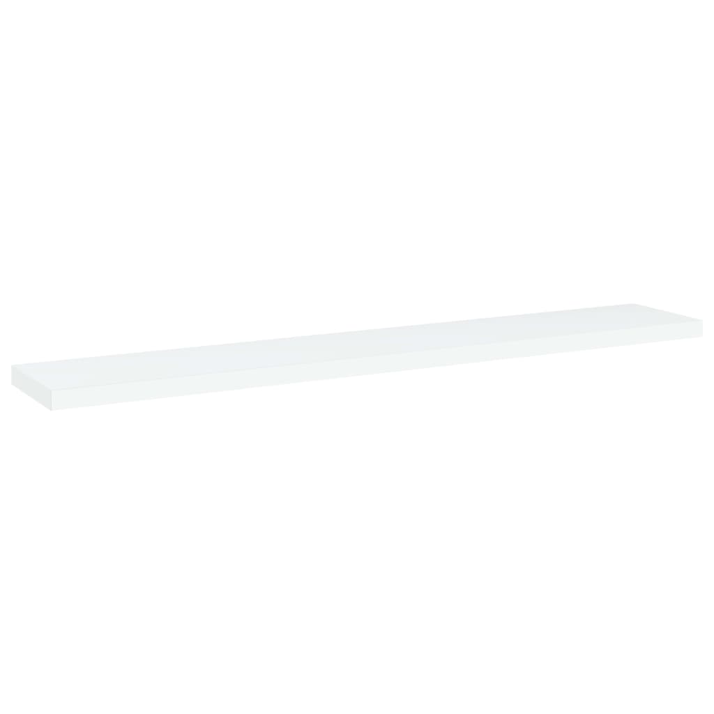 Bücherregal-Bretter 4 Stk. Weiß 60x10x1,5 cm Holzwerkstoff