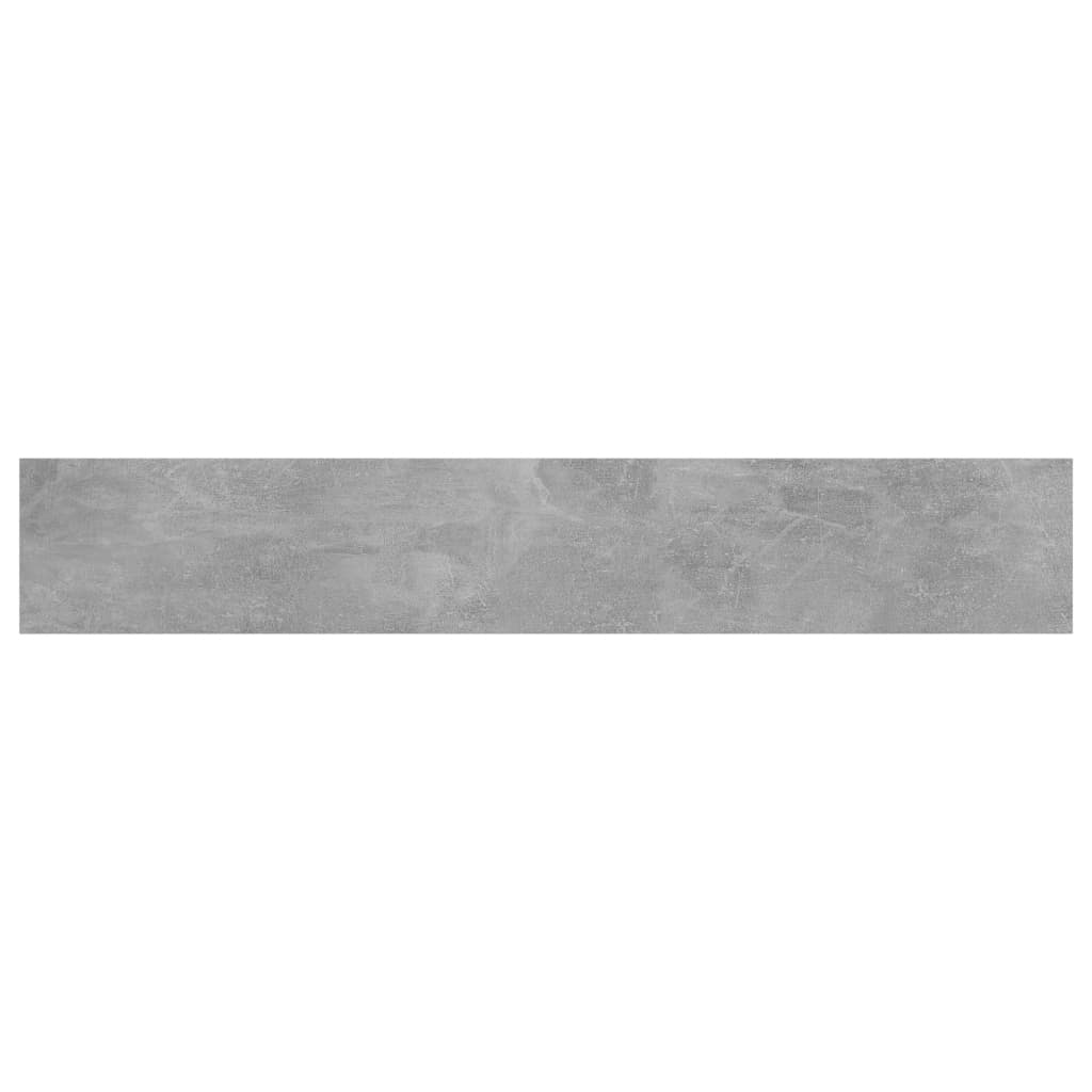 Bücherregal-Bretter 4 Stk. Betongrau 60x10x1,5 cm Holzwerkstoff
