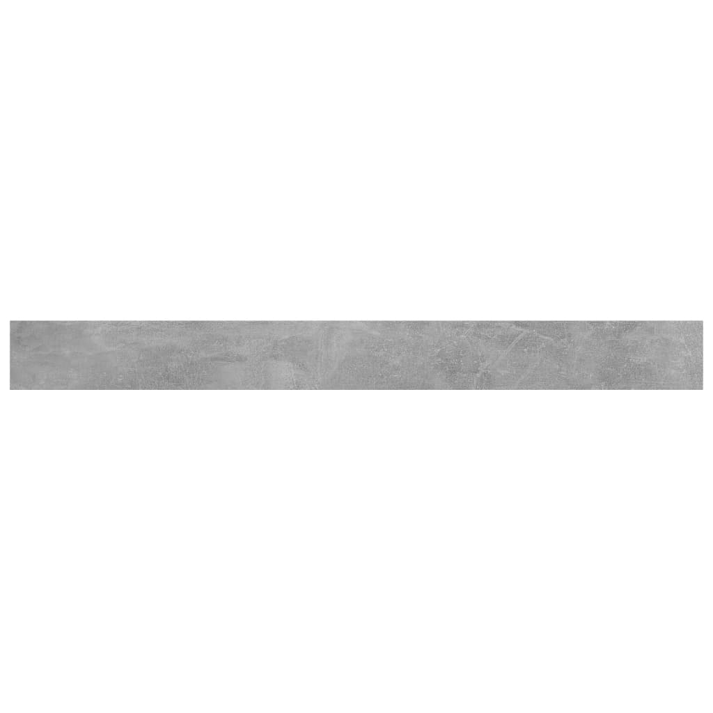 Bücherregal-Bretter 4 Stk. Betongrau 100x10x1,5cm Holzwerkstoff