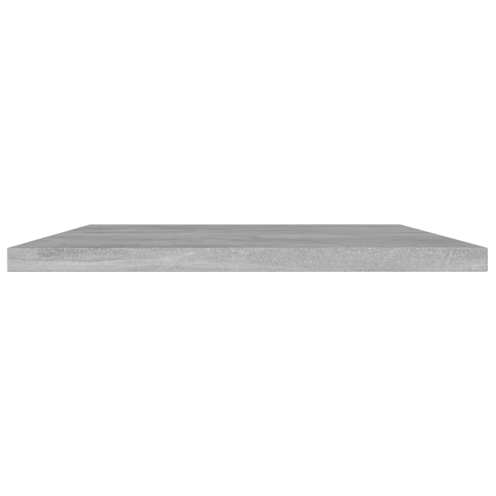 Bücherregal-Bretter 4 Stk. Betongrau 100x20x1,5cm Holzwerkstoff