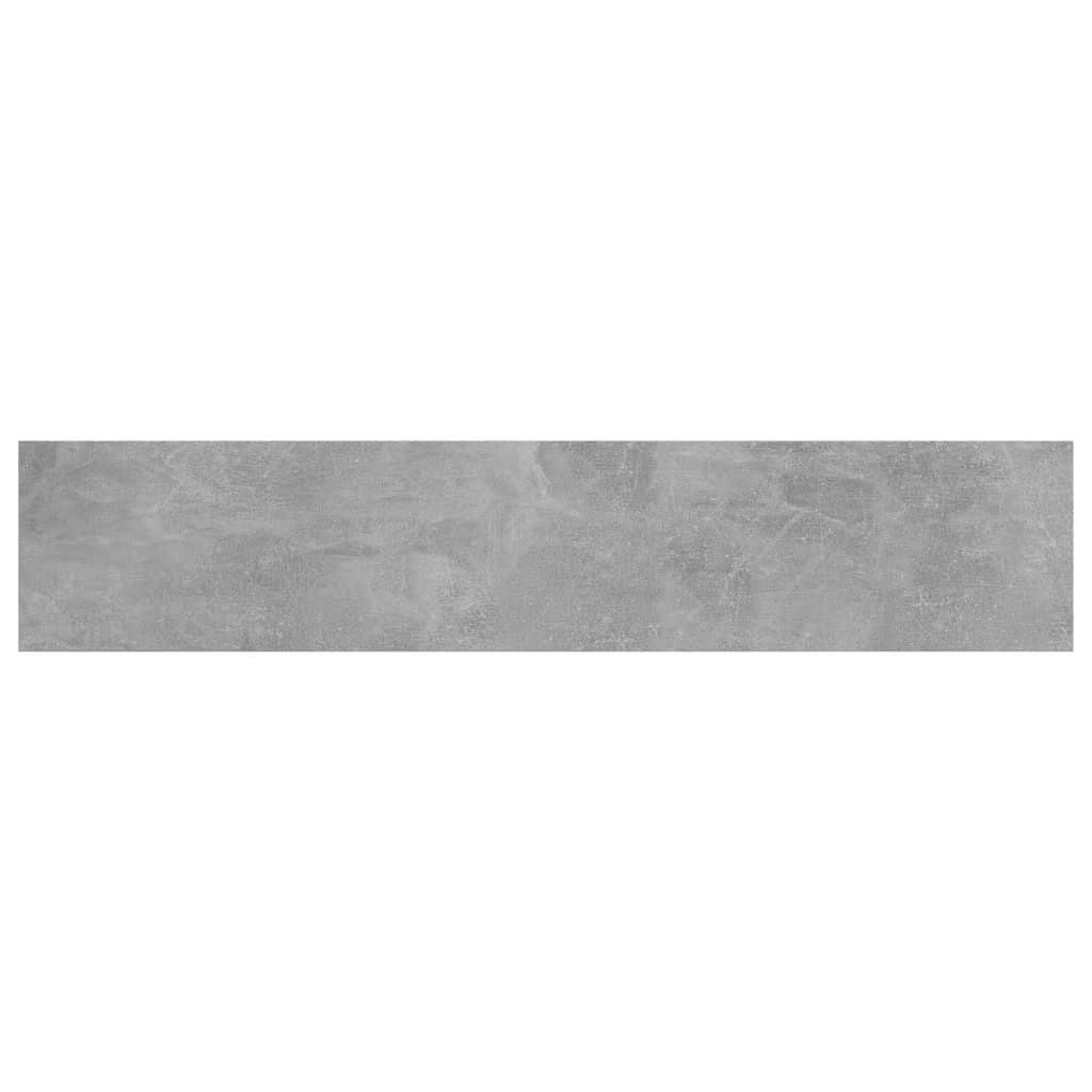 Bücherregal-Bretter 4 Stk. Betongrau 100x20x1,5cm Holzwerkstoff