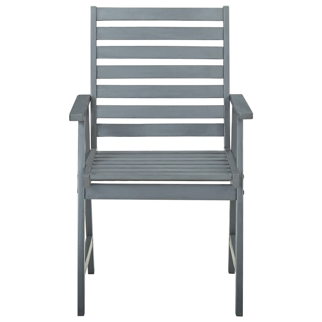 Garten-Essstühle mit Kissen 3 Stk. Massivholz Akazie