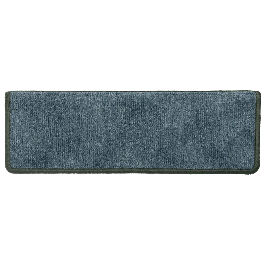 Stufenmatten 15 Stk. 65x21x4 cm Dunkelgrün Rechteckiger Rand