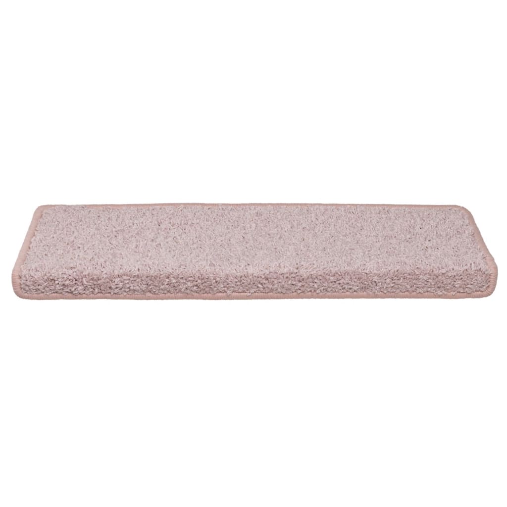 Stufenmatten 15 Stk. 65 x 21 x 4 cm Hellrosa Rechteckiger Rand