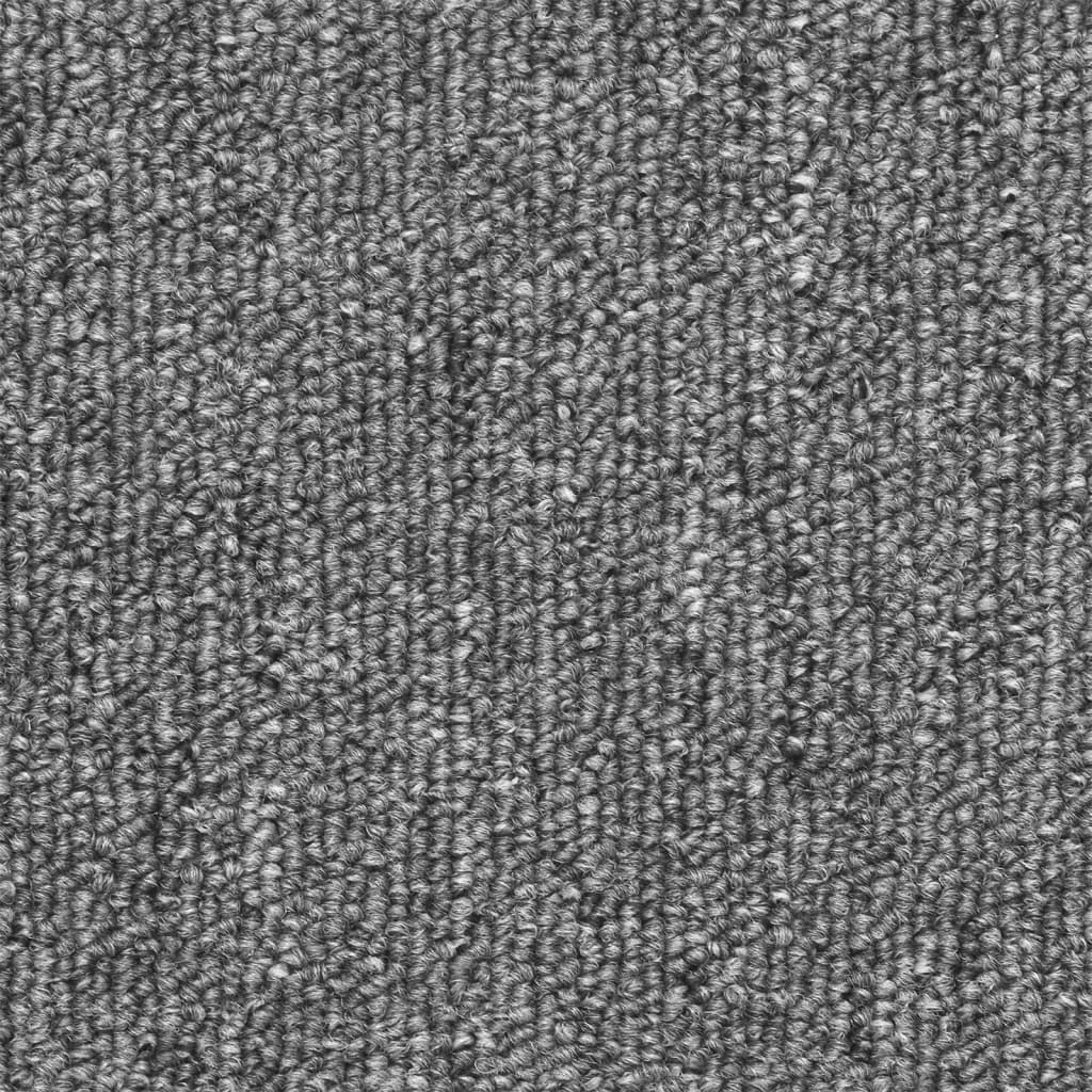 Stufenmatten 10 Stk. 56x17x3 cm Dunkelgrau Halbrund