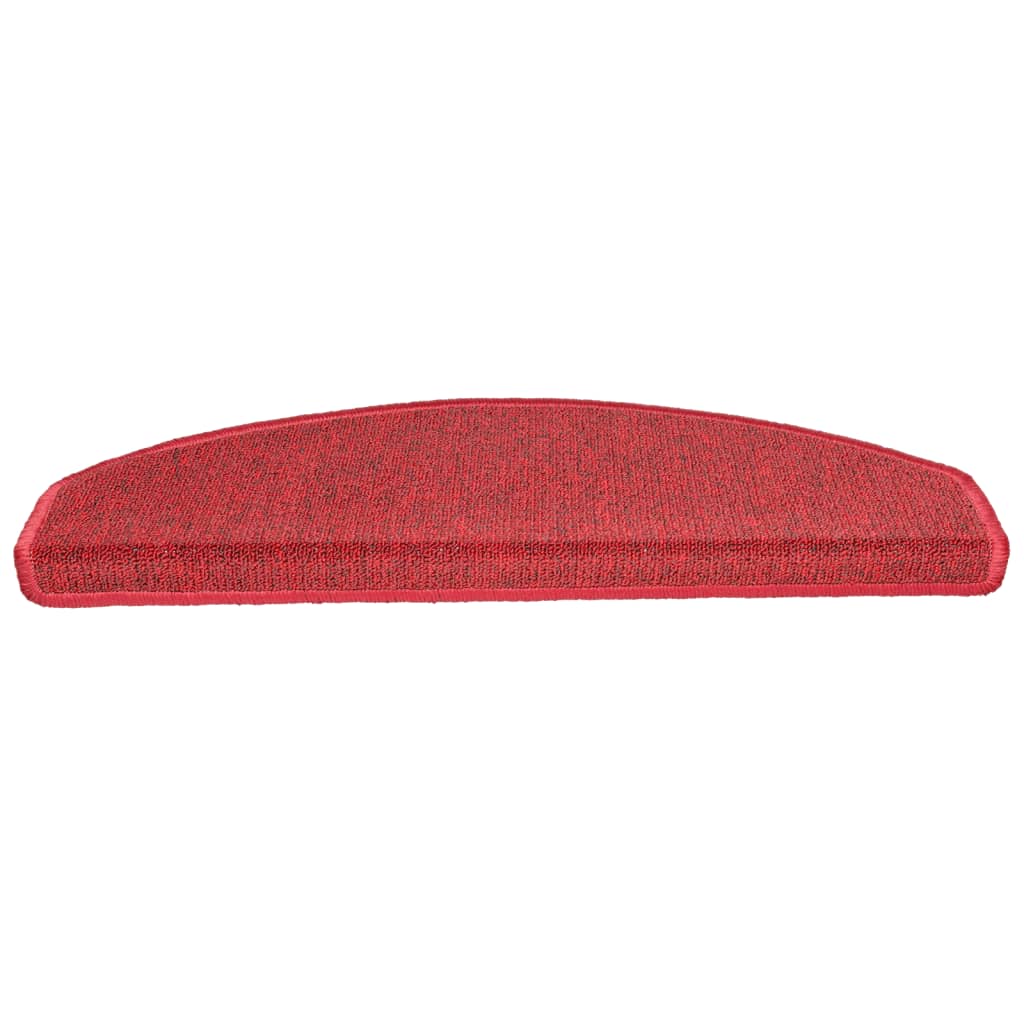 Stufenmatten 10 Stk. 65x24x4 cm Bordeaux Halbrund Groß