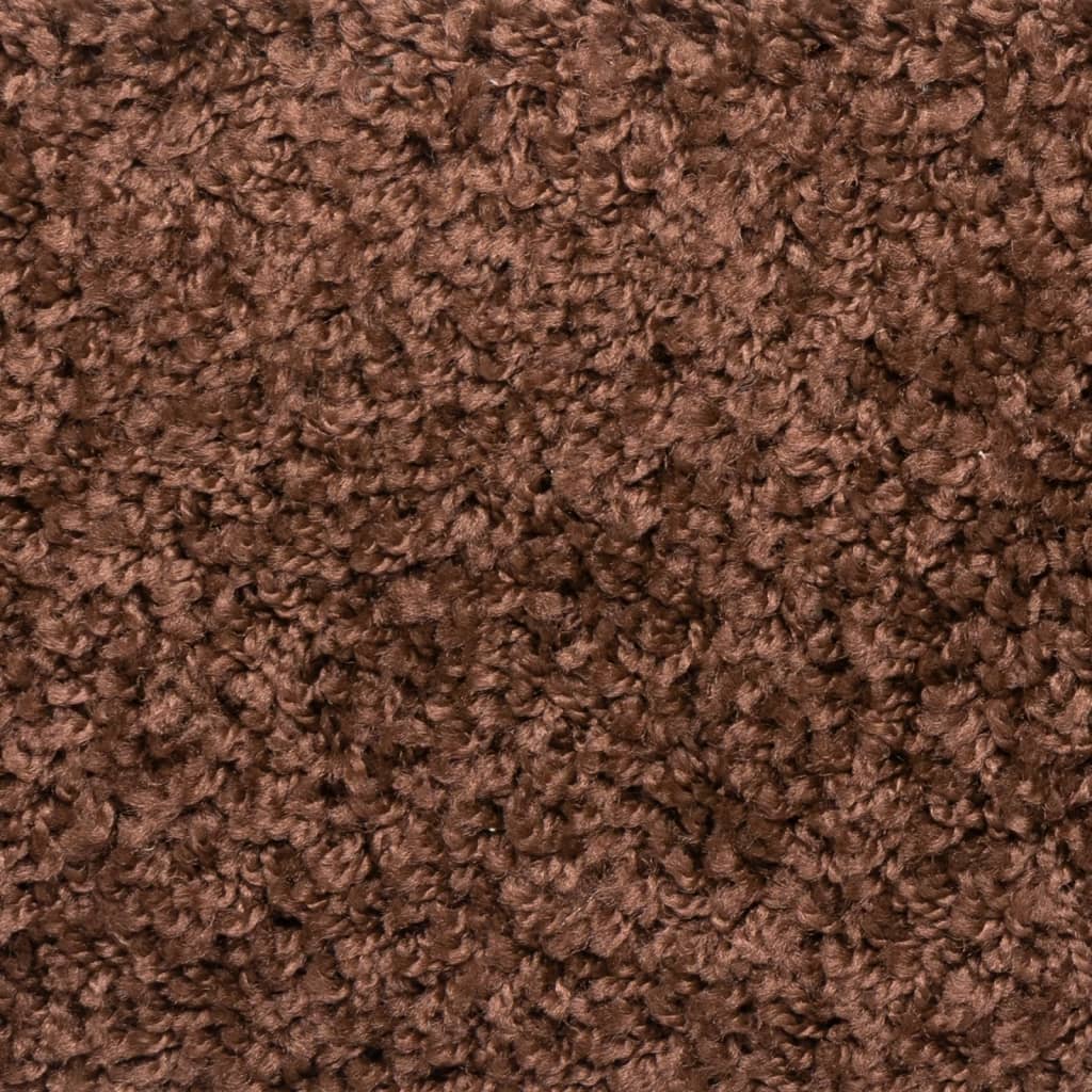 Stufenmatten 10 Stk. 56x17x3 cm Braun Halbrund