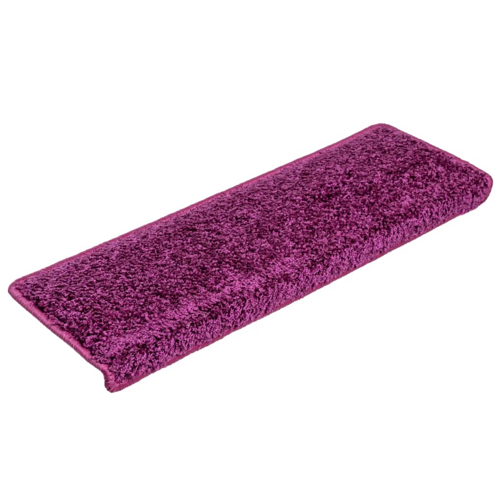 Stufenmatten 10 Stk. 65x21x4 cm Violett Rechteckiger Rand