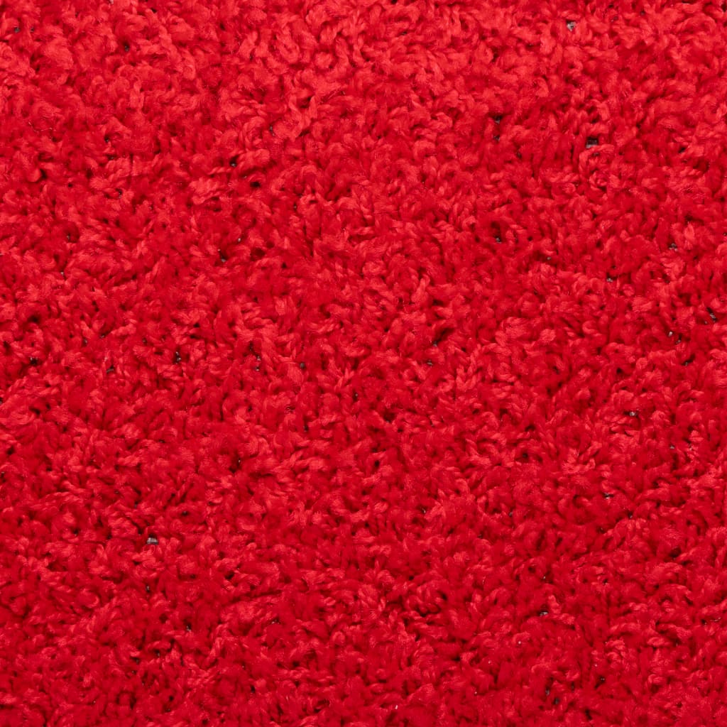 Stufenmatten 10 Stk. 65x21x4 cm Rot Rechteckiger Rand