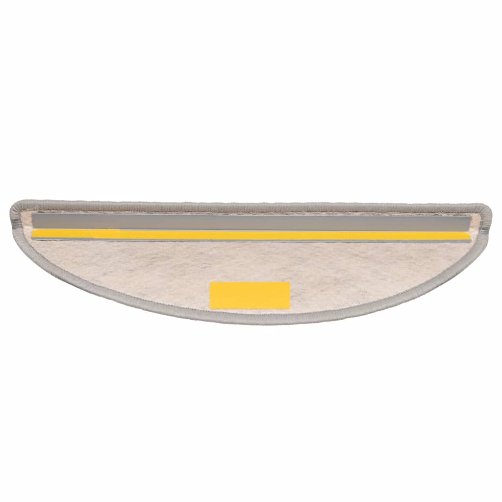 Treppenmatten Selbstklebend Sisal-Look 15 Stk. 56x17x3 Platina