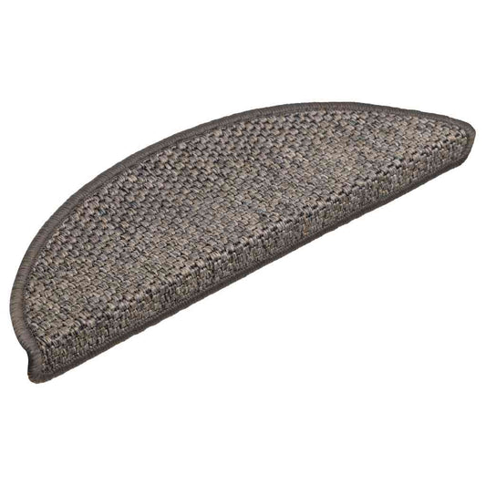 Treppenmatten Selbstklebend Sisal-Look 15 Stk 56x17x3 Hellbraun