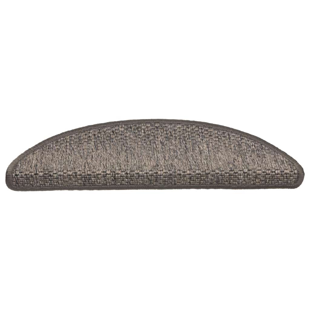Treppenmatten Selbstklebend Sisal-Look 15 Stk 56x17x3 Hellbraun
