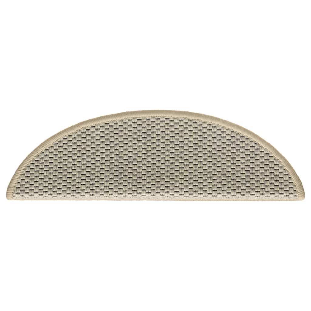 Treppenmatten Selbstklebend Sisal-Look 15 Stk 56x17x3 Hellgrün