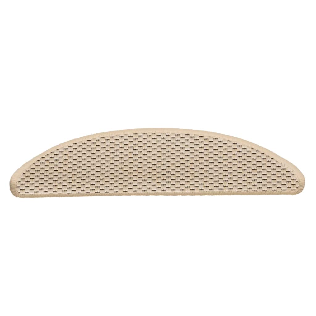 Treppenmatten Selbstklebend Sisal-Look 15 Stk. 56x17x3 Berber