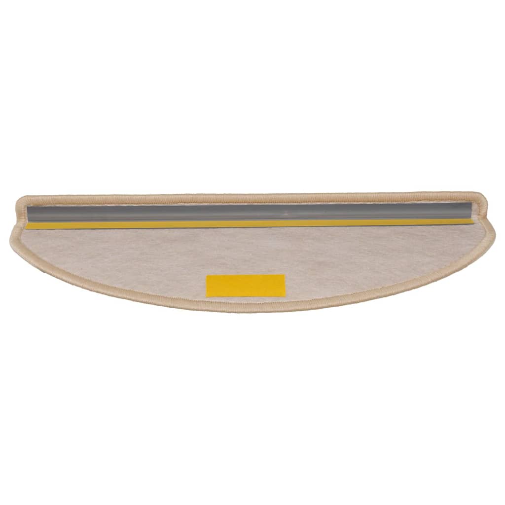 Treppenmatten Selbstklebend Sisal 15 Stk. 65x21x4 cm Hellbeige