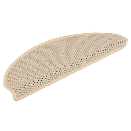 Treppenmatten Selbstklebend Sisal-Look 15 Stk. 65x21x4 Berber
