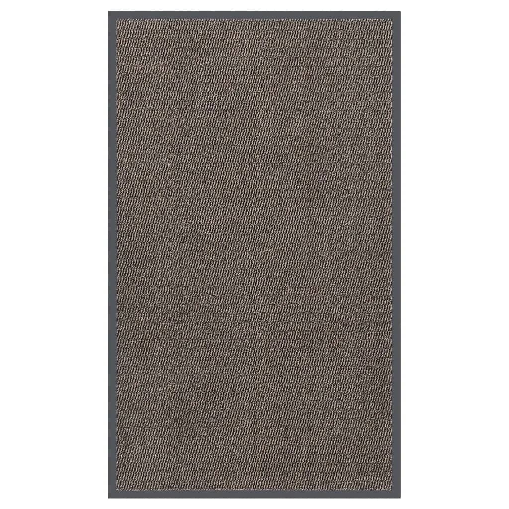 Fußmatte getuftet Dunkelbraun 90x150 cm