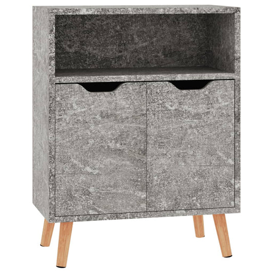 Sideboard Betongrau 60x30x72 cm Holzwerkstoff