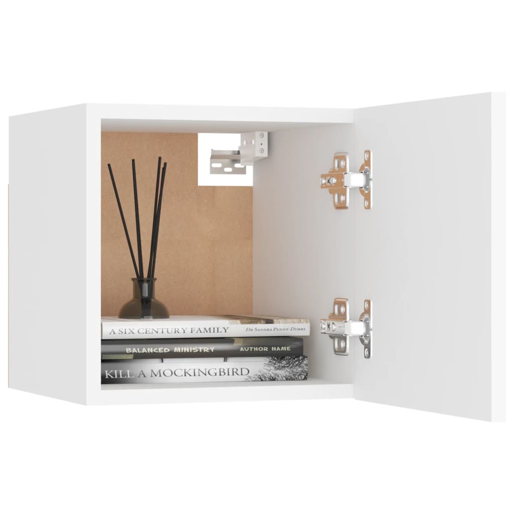 TV overskab hvid 30,5x30x30 cm