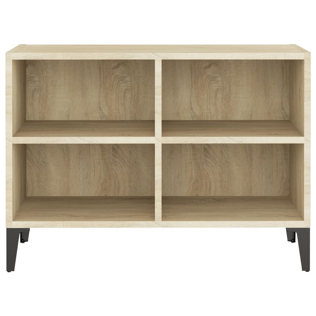 TV-Schrank mit Metallbeinen Sonoma-Eiche 69,5x30x50cm