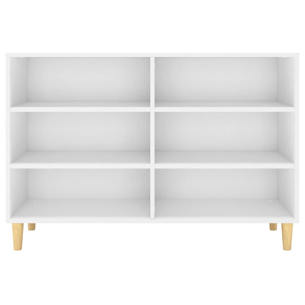 Skænk Hvid 103,5x35x70 cm Træ Materiale